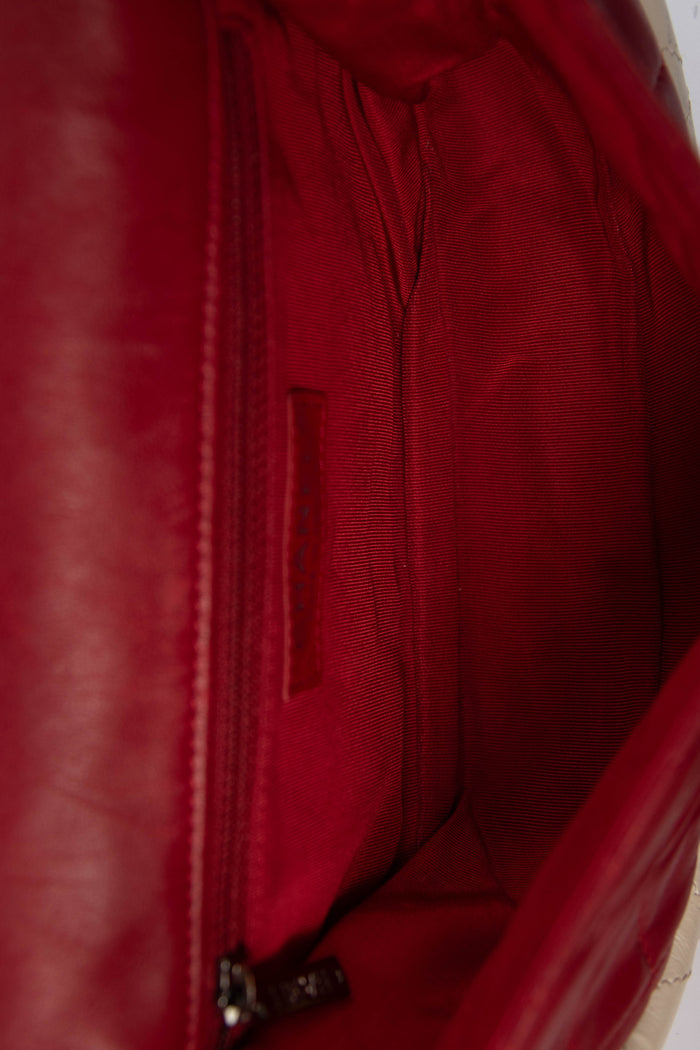 RARE 2000s Chanel Red Hula Hoop Shoulder Bag