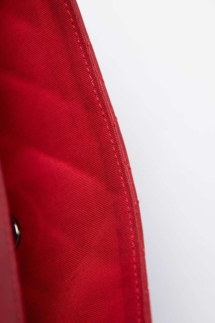 RARE 2000s Chanel Red Hula Hoop Shoulder Bag