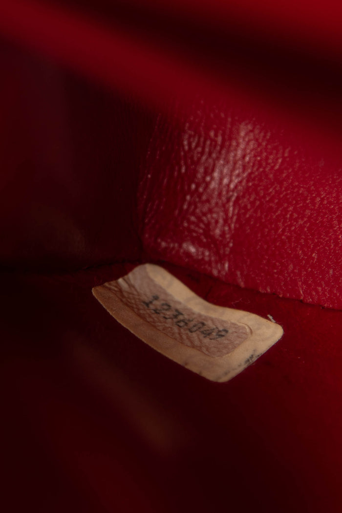 80s Chanel Red Lambskin Small Double Flap Bag with 24K GHW
