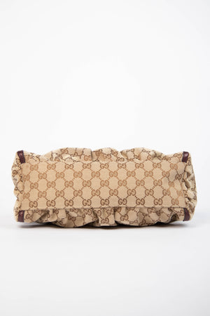 2000s Gucci Monogram Abbey Shoulder Bag