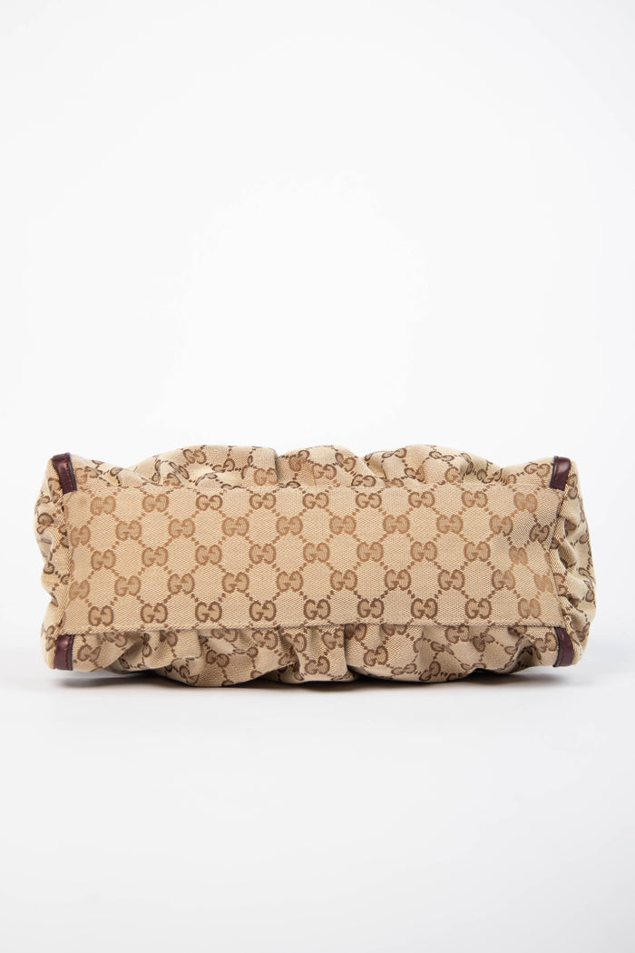 2000s Gucci Monogram Abbey Shoulder Bag