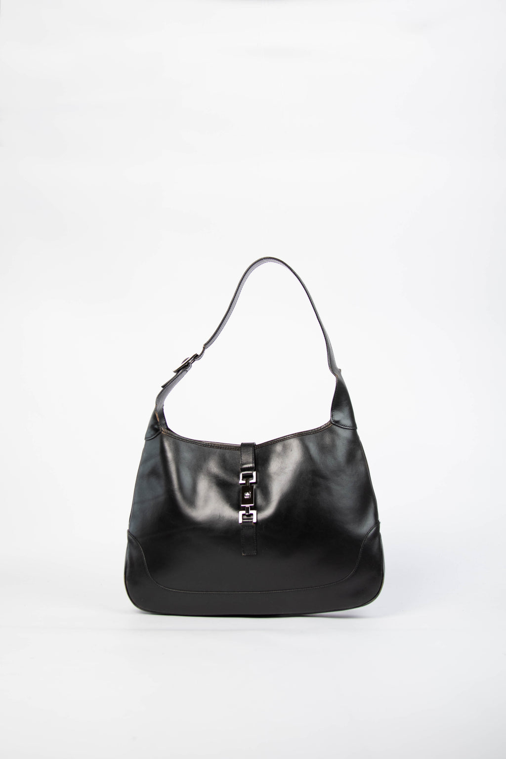 Vintage Gucci Black Leather Jackie Bag