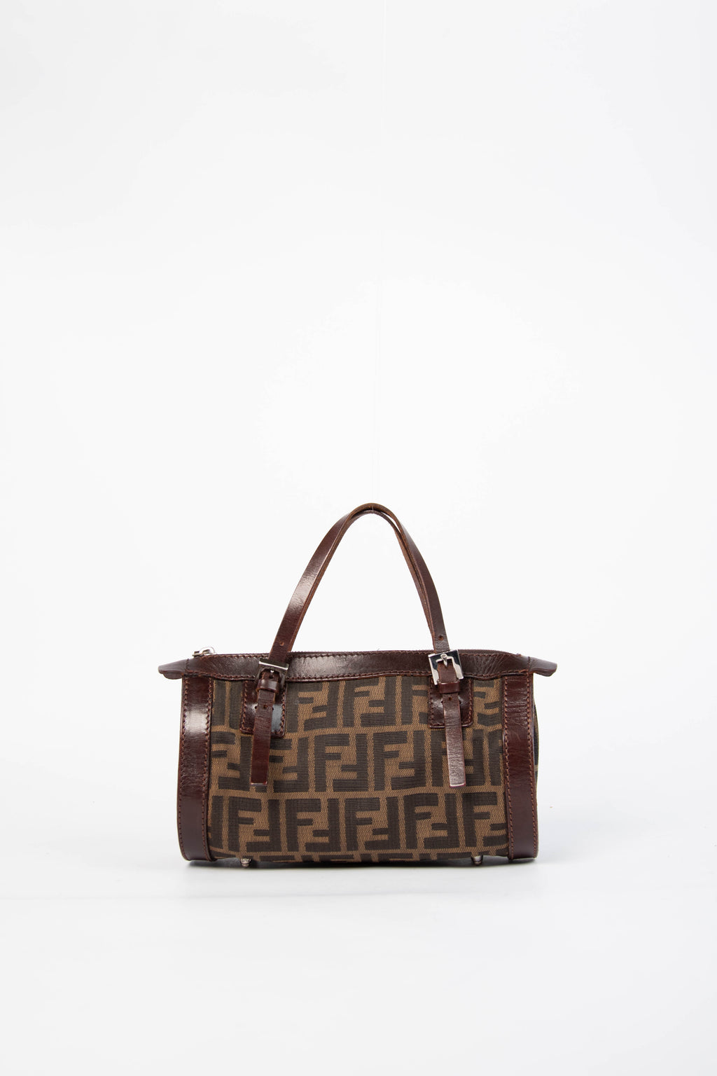 Vintage Fendi Zucca East West Shoulder Bag