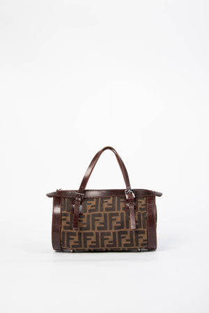 Vintage Fendi Zucca East West Shoulder Bag