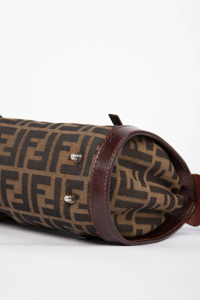 Vintage Fendi Zucca East West Shoulder Bag