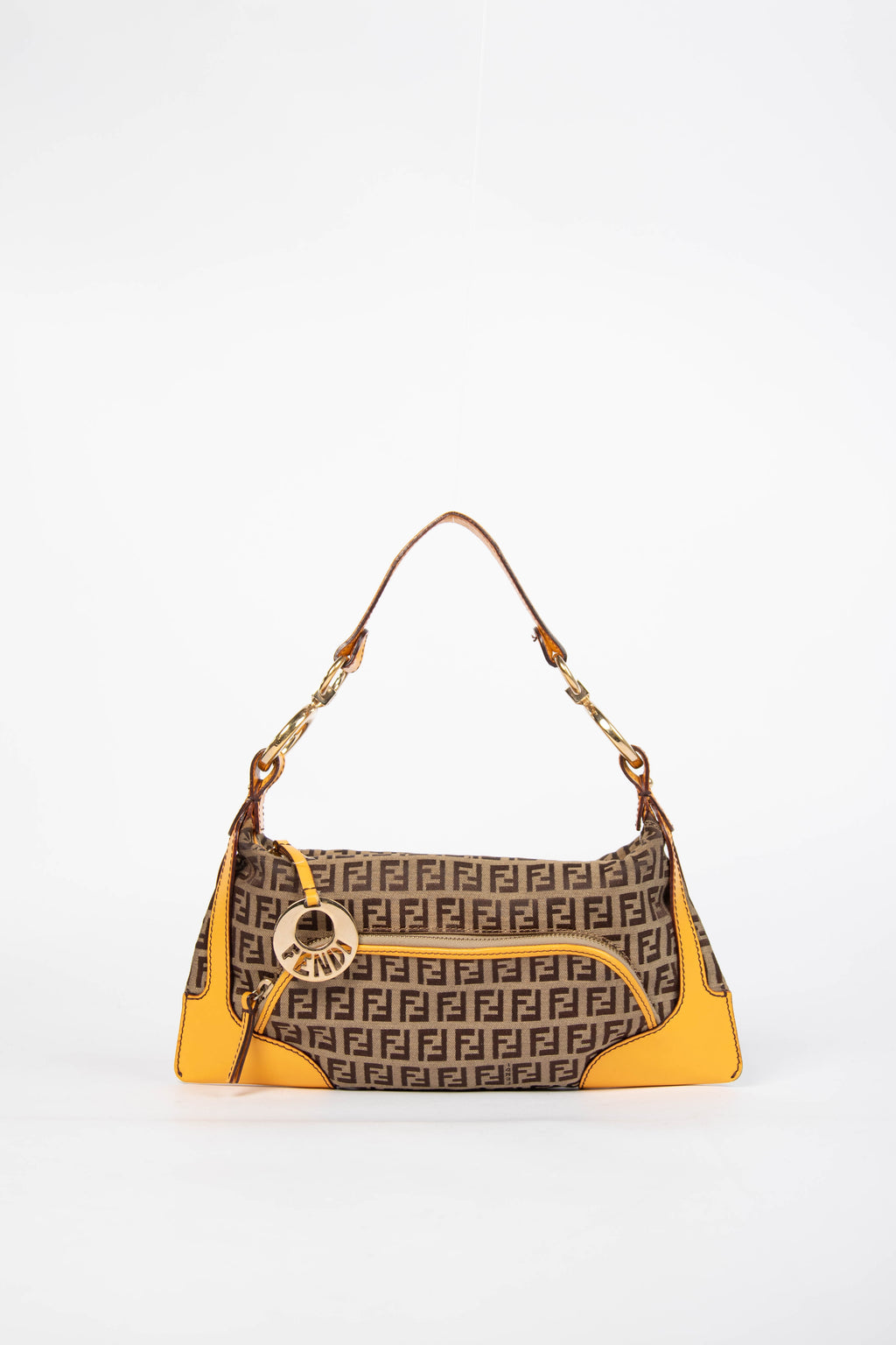 Vintage Fendi Zucchino Shoulder Bag