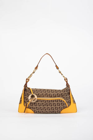 Vintage Fendi Zucchino Shoulder Bag