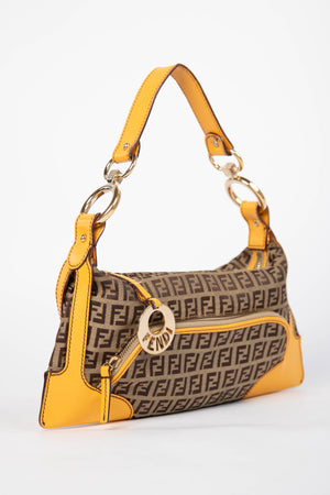 Vintage Fendi Zucchino Shoulder Bag