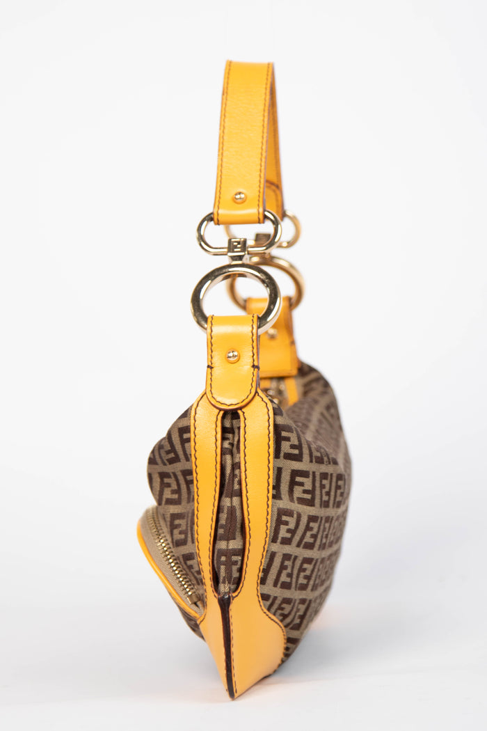 Vintage Fendi Zucchino Shoulder Bag