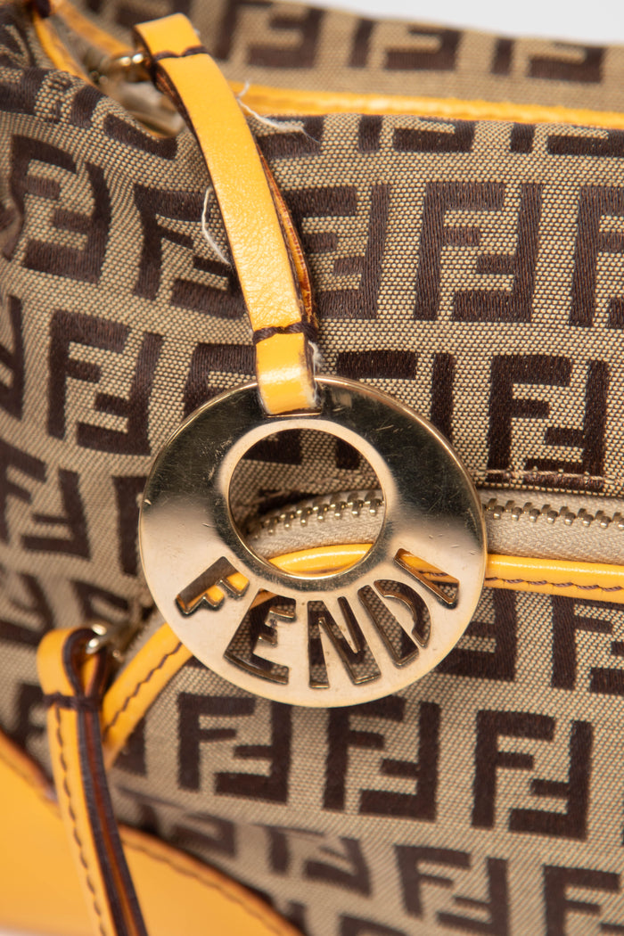 Vintage Fendi Zucchino Shoulder Bag
