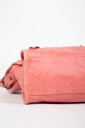 2010s Balenciaga Pink Leather City Bag