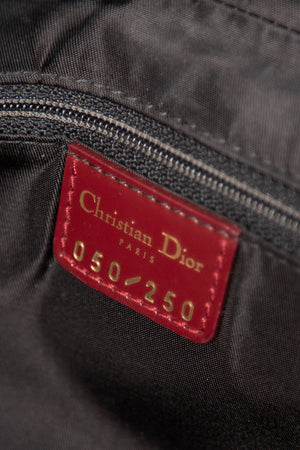 Limited Edition Christian Dior Malice Red Silk Shoulder Bag