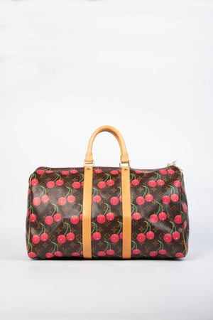 RARE Louis Vuitton x Takashi Murakami Cherry Keepall 45cm