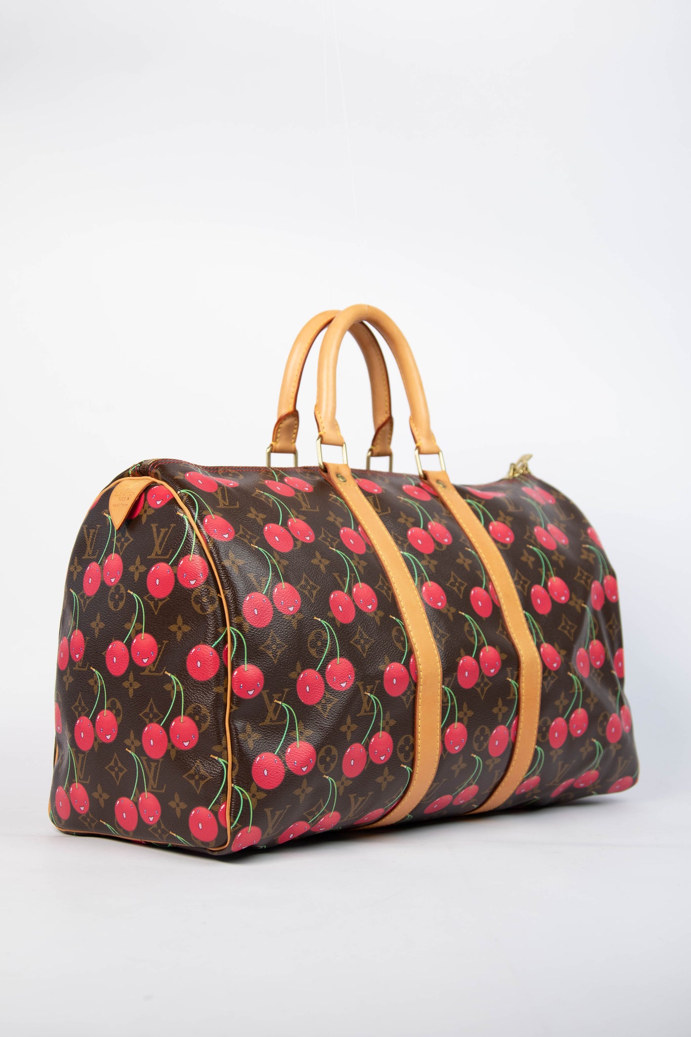 RARE Louis Vuitton x Takashi Murakami Cherry Keepall 45cm