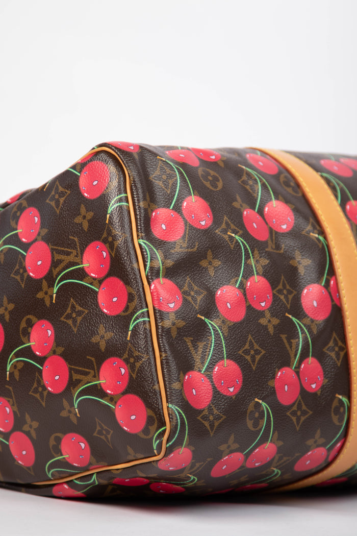 RARE Louis Vuitton x Takashi Murakami Cherry Keepall 45cm
