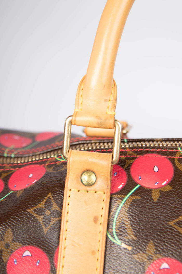 RARE Louis Vuitton x Takashi Murakami Cherry Keepall 45cm