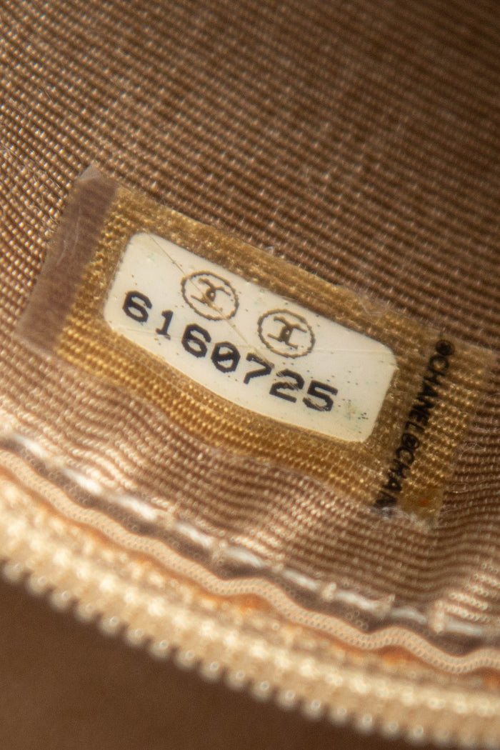 RARE Vintage Chanel Satin Top Handle Kelly Bag