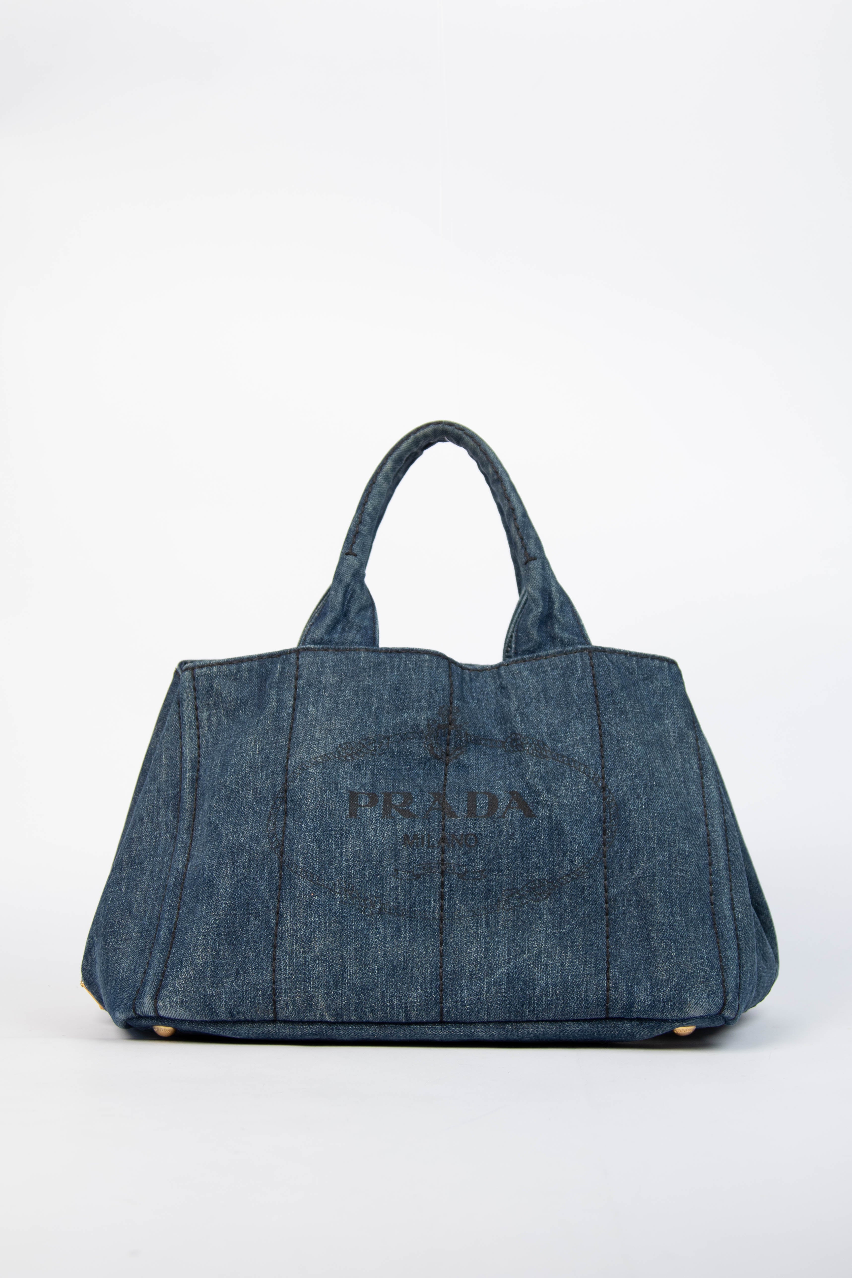 PRADA Vintage Chain Shoulder Bag Tessuto Nylon Archive Tote