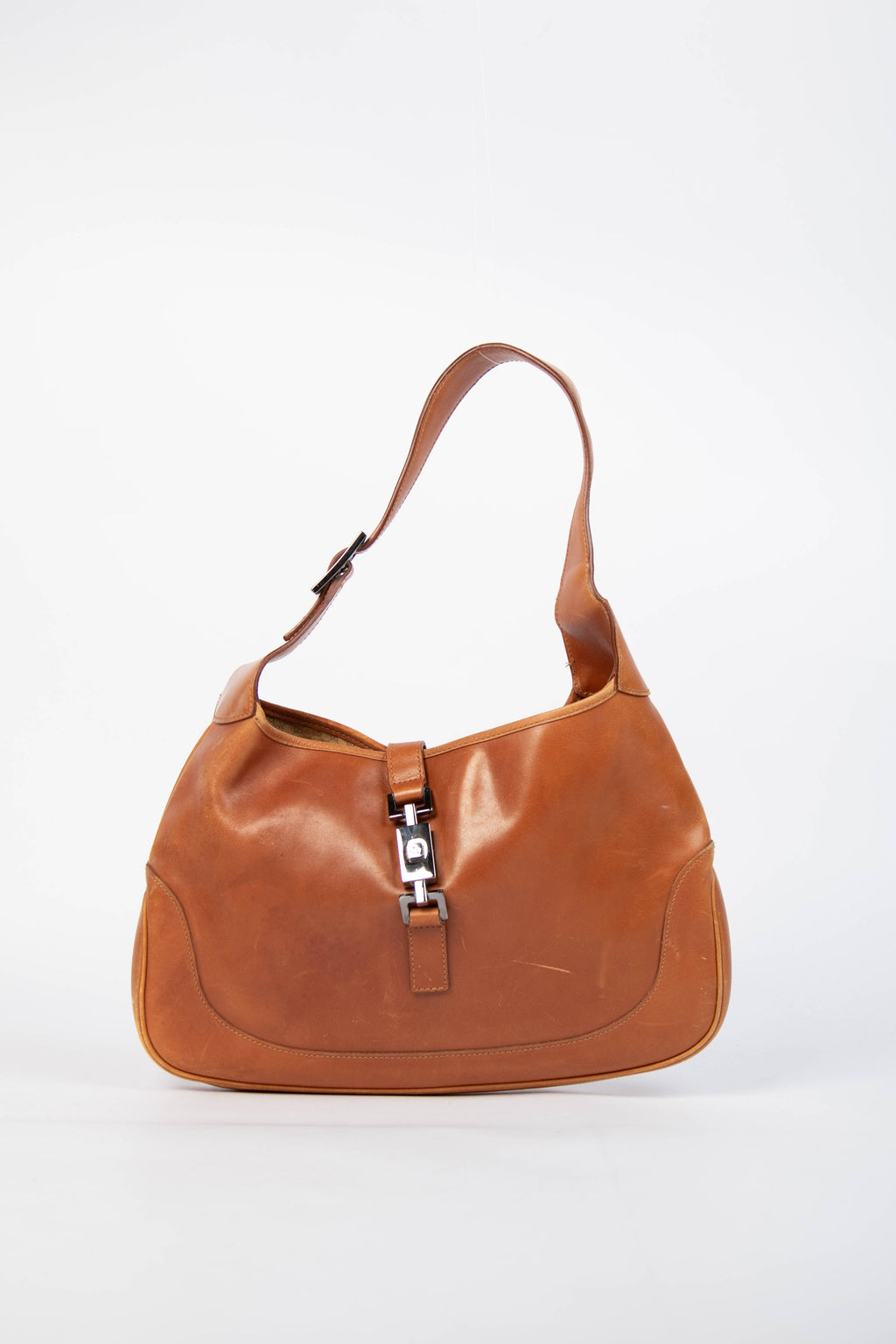 Vintage Gucci Tan Leather Jackie Bag