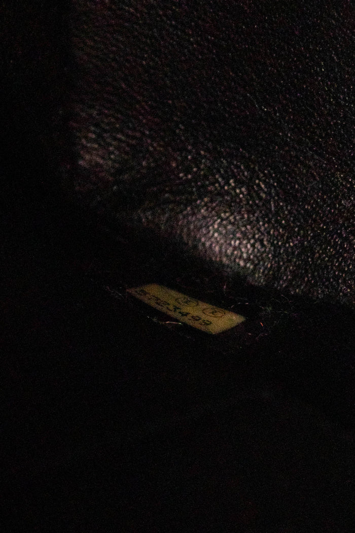 90s Chanel Black Caviar Gold Medallion Tote Bag