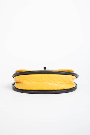 RARE 2000s Chanel Yellow Hula Hoop Bag