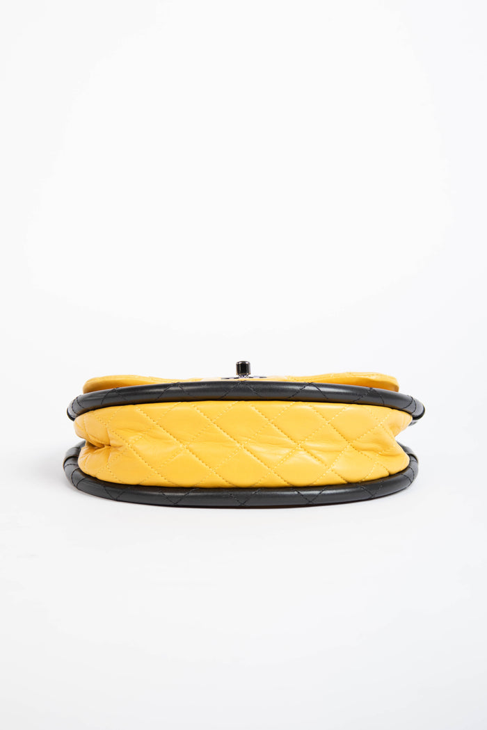 RARE 2000s Chanel Yellow Hula Hoop Bag