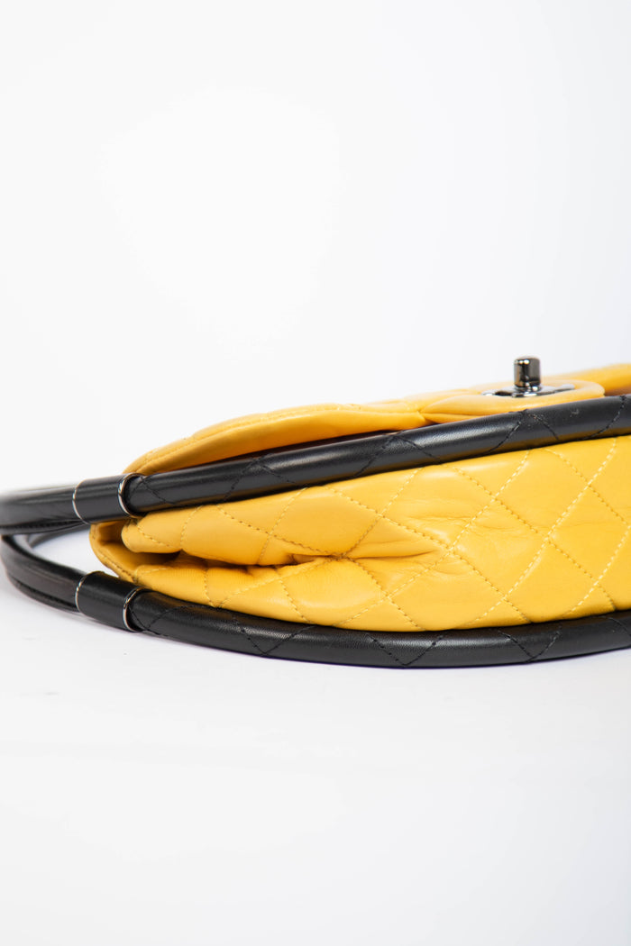 RARE 2000s Chanel Yellow Hula Hoop Bag