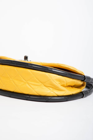 RARE 2000s Chanel Yellow Hula Hoop Bag