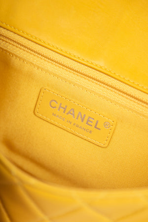 RARE 2000s Chanel Yellow Hula Hoop Bag