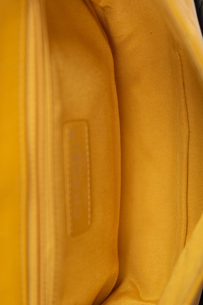 RARE 2000s Chanel Yellow Hula Hoop Bag