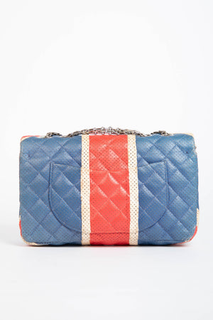 RARE Chanel Perforated Union Jack Double Flap Bag