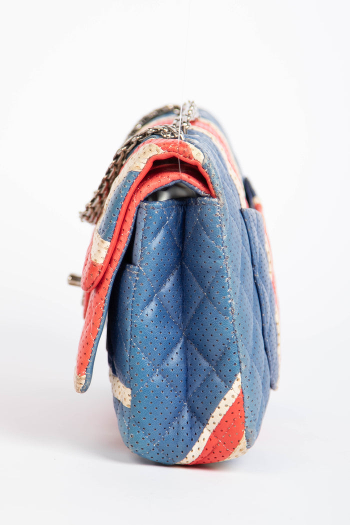RARE Chanel Perforated Union Jack Double Flap Bag