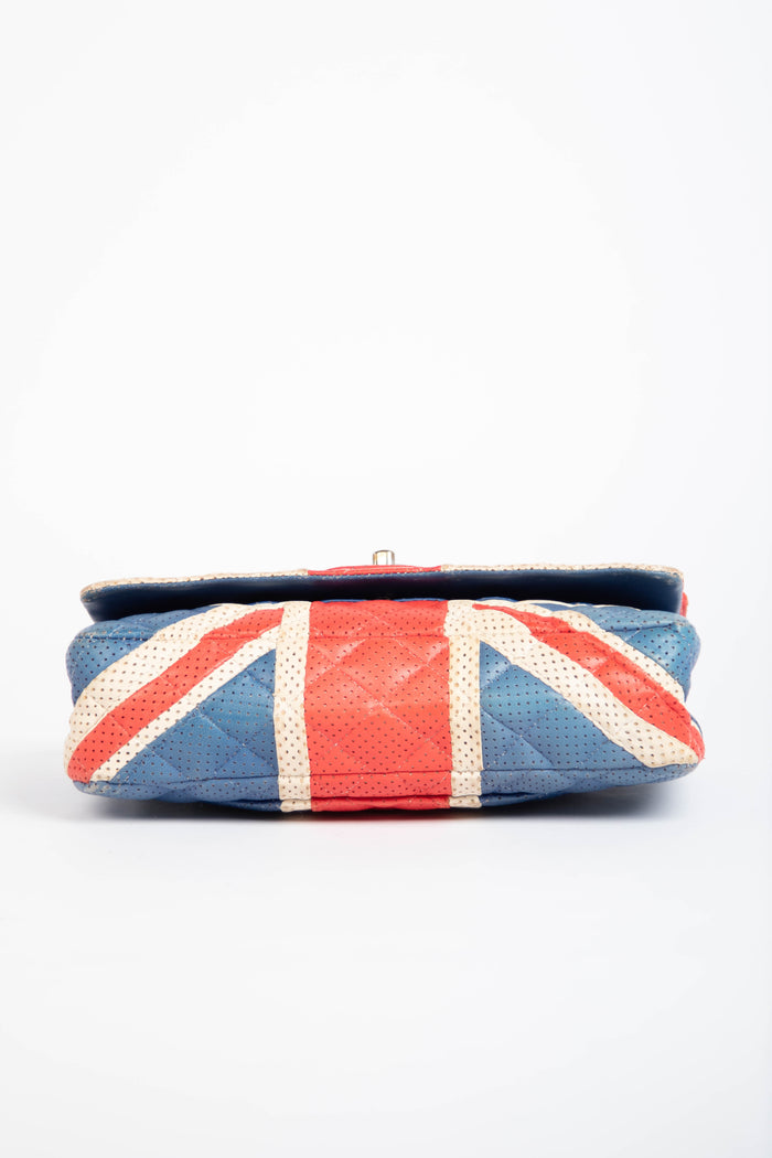RARE Chanel Perforated Union Jack Double Flap Bag