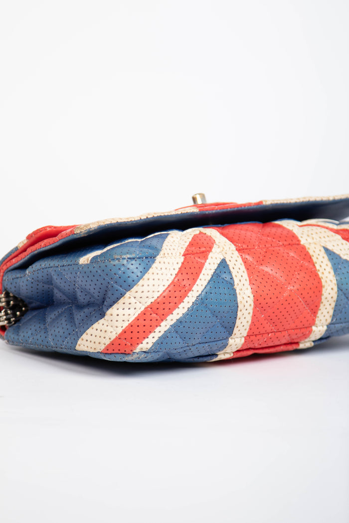 RARE Chanel Perforated Union Jack Double Flap Bag