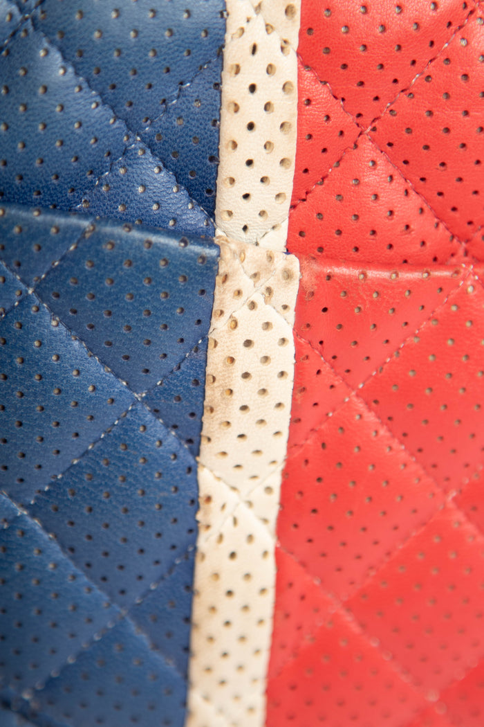 RARE Chanel Perforated Union Jack Double Flap Bag