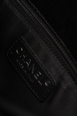 2010s Chanel Black Patent Leather Camellia Flap Bag