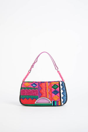 Limited Edition 2000s Christian Dior Malice Multicoloured Beaded Shoulder Bag