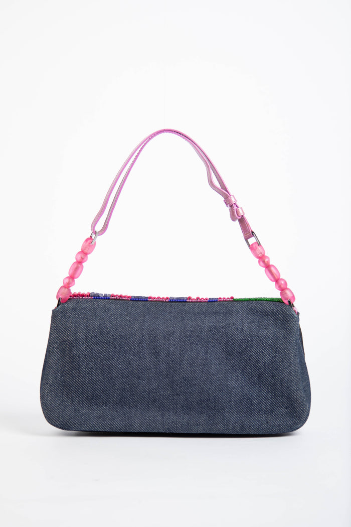 Limited Edition 2000s Christian Dior Malice Multicoloured Beaded Shoulder Bag