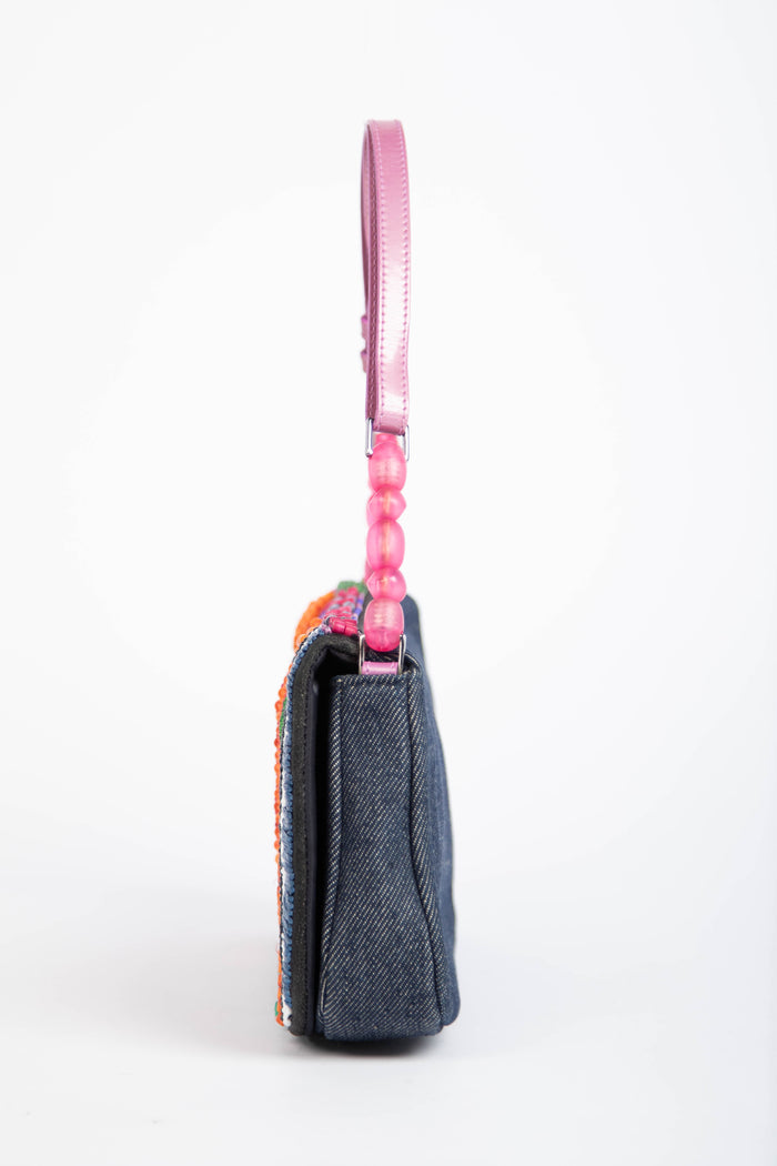 Limited Edition 2000s Christian Dior Malice Multicoloured Beaded Shoulder Bag