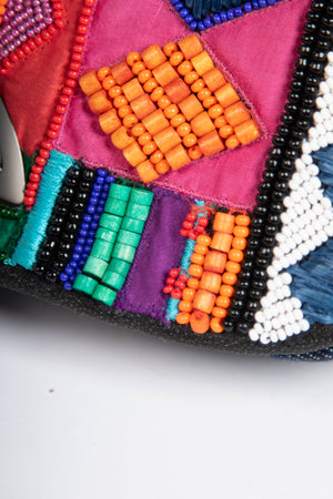 Limited Edition 2000s Christian Dior Malice Multicoloured Beaded Shoulder Bag