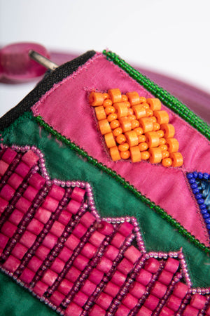Limited Edition 2000s Christian Dior Malice Multicoloured Beaded Shoulder Bag