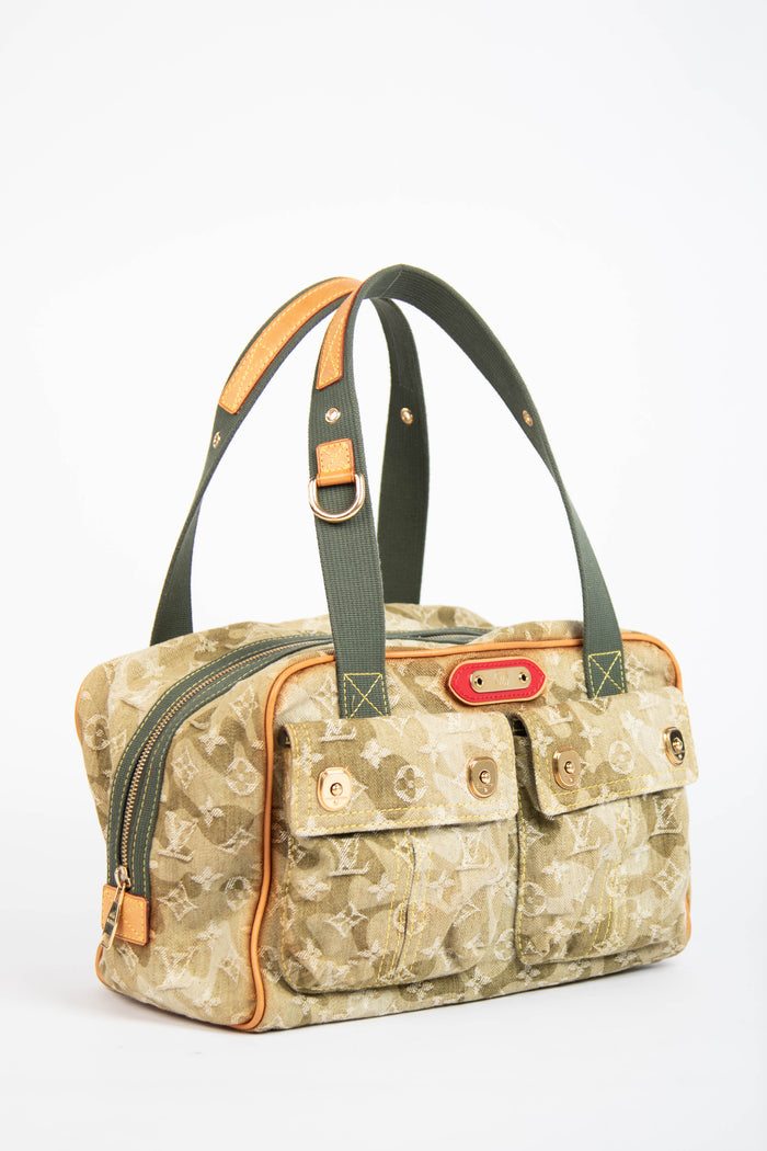 SUPER RARE Louis Vuitton Takashi Murakami Jasmine Camo Shoulder Bag
