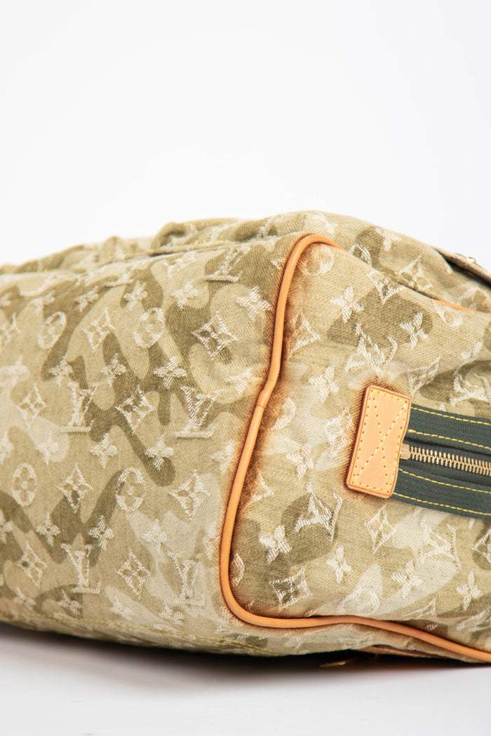 SUPER RARE Louis Vuitton Takashi Murakami Jasmine Camo Shoulder Bag