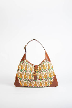 2010s Gucci Printed Canvas Bouvier Jackie Bag