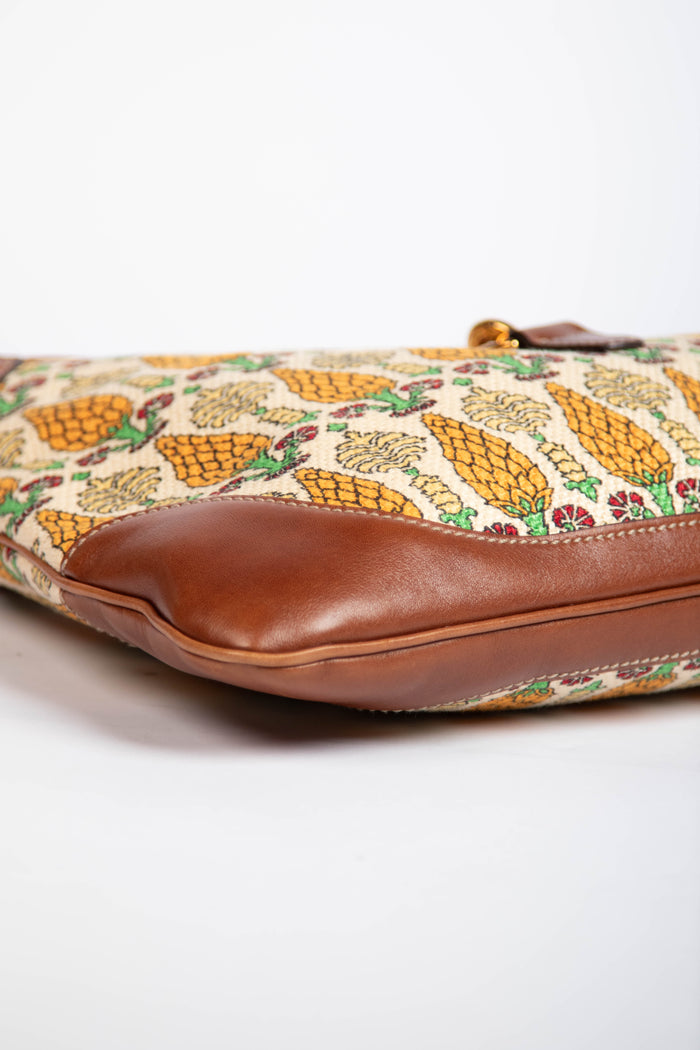 2010s Gucci Printed Canvas Bouvier Jackie Bag