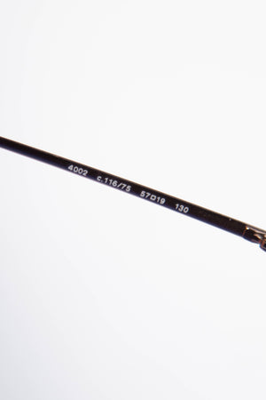 2000s Chanel Burgundy Oval CC Sunglasses