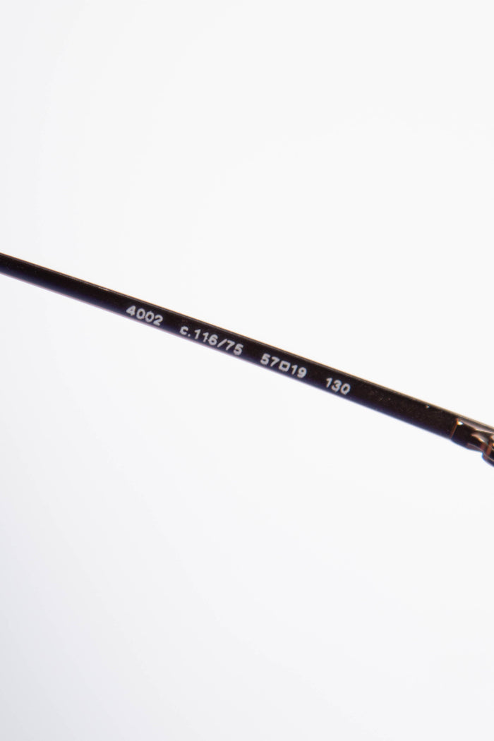 2000s Chanel Burgundy Oval CC Sunglasses