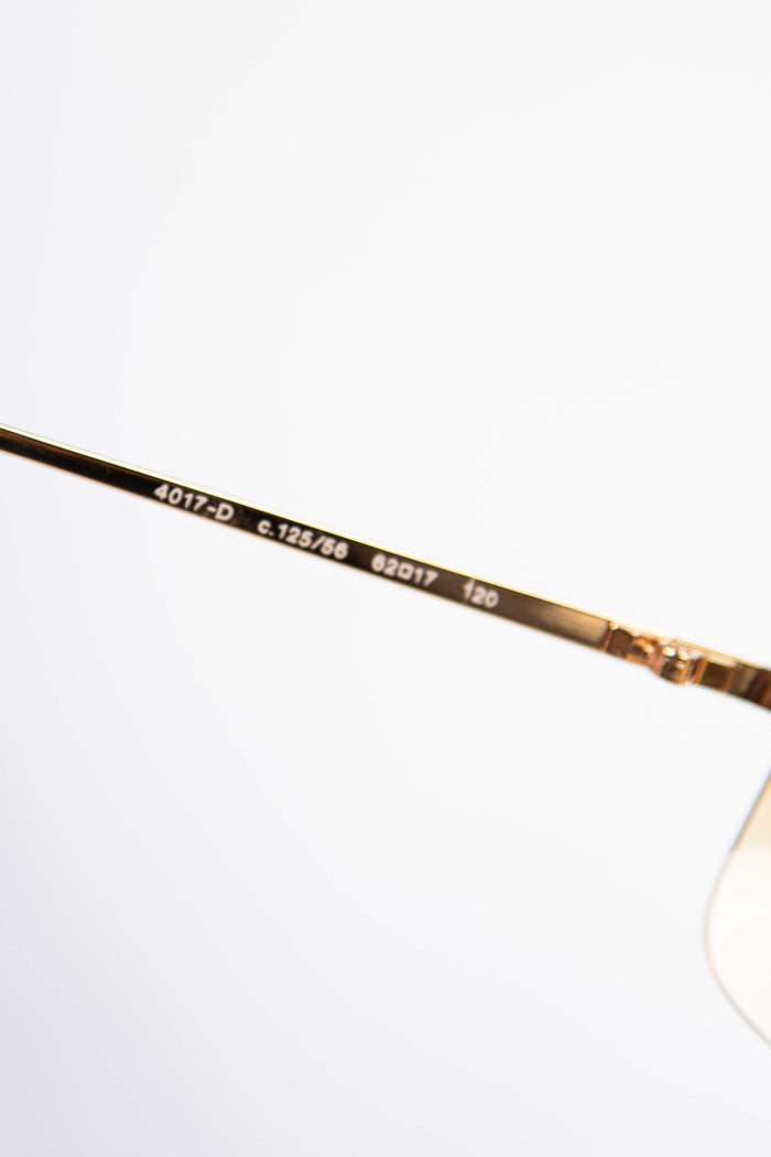 2000s Chanel Gold Gradient Diamanté CC Sunglasses