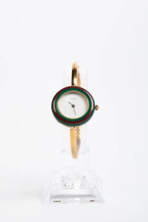Vintage Gucci Gold Bezel Watch