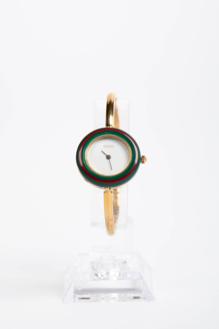 Vintage Gucci Gold Bezel Watch